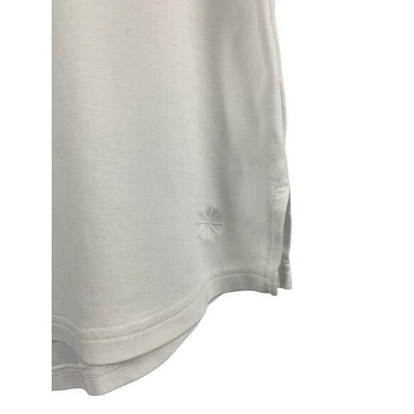 Isaac Mizrahi Live Essentials White Short Sleeve Tee Shirt Size M - Picture 3 of 6